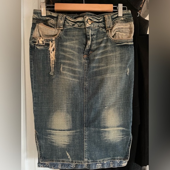 Cavalli Denim skirt sz. S - Picture 1 of 5